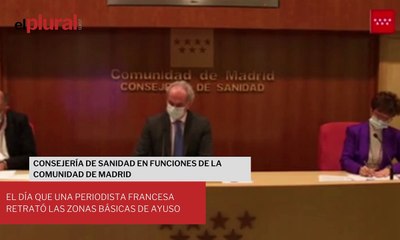 El día que una periodista francesa retrató las zonas básicas de Ayuso