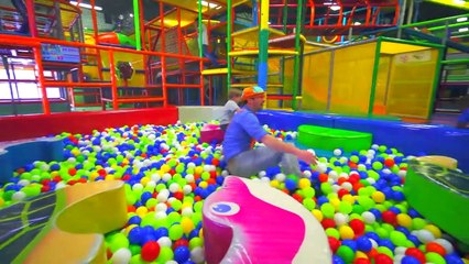 Lol Kids Club With Blippi | Learning With Blippi At The Indoor Play Place!