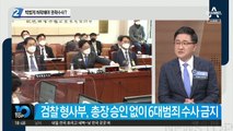 박범계 허락해야 권력수사?…‘검찰 힘 빼기’?