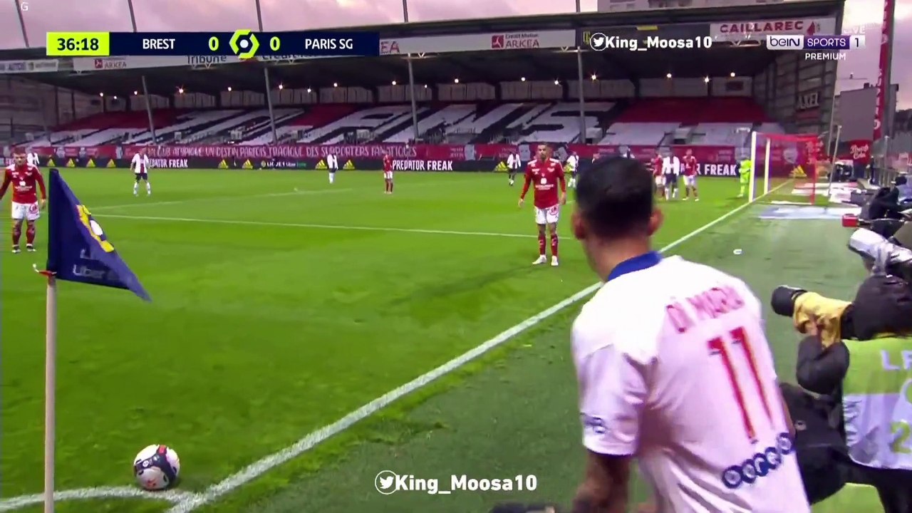 ستاد بريست 0 × 2 باريس | اهداف اللقاااء ⚽ "