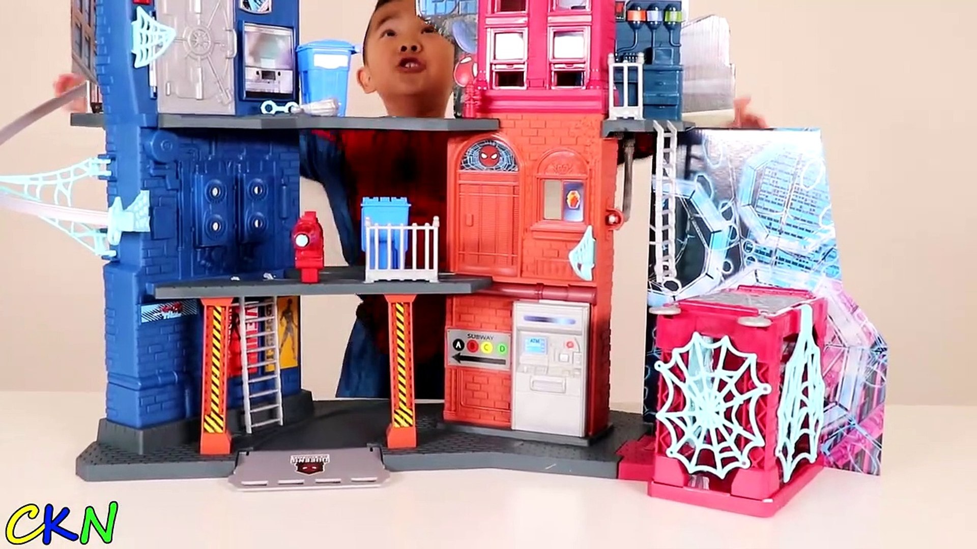 Biggest Spider Man Playset Ever The Mega City Playset Unboxing With Ckn Toys