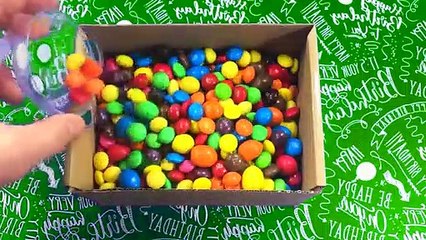 Box Full of Sweets M_M_s and Skittles Nursery Rhymes and Finger Family Baby Songs