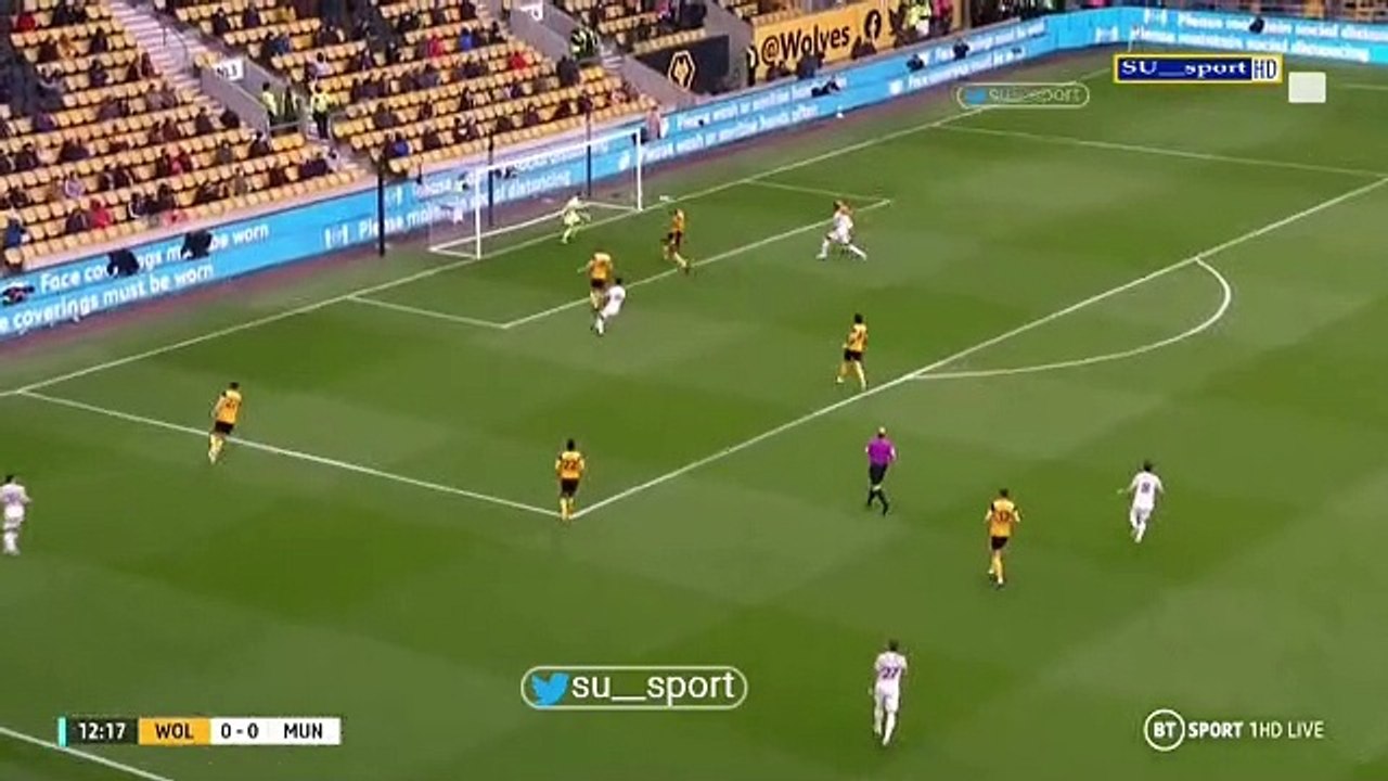 ولفرهامبتون 1 × 2 مان يونايتد | اهداف اللقاء 
