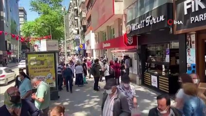 Zonguldak’ta kısıtlama sonrası yoğunluk başladı