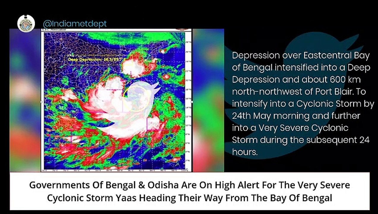Cyclone Yaas Storm Tracker: IMD Predicts Path, Intensity Of Tropical Storm; Bengal, Odisha To Evacuate Thousands