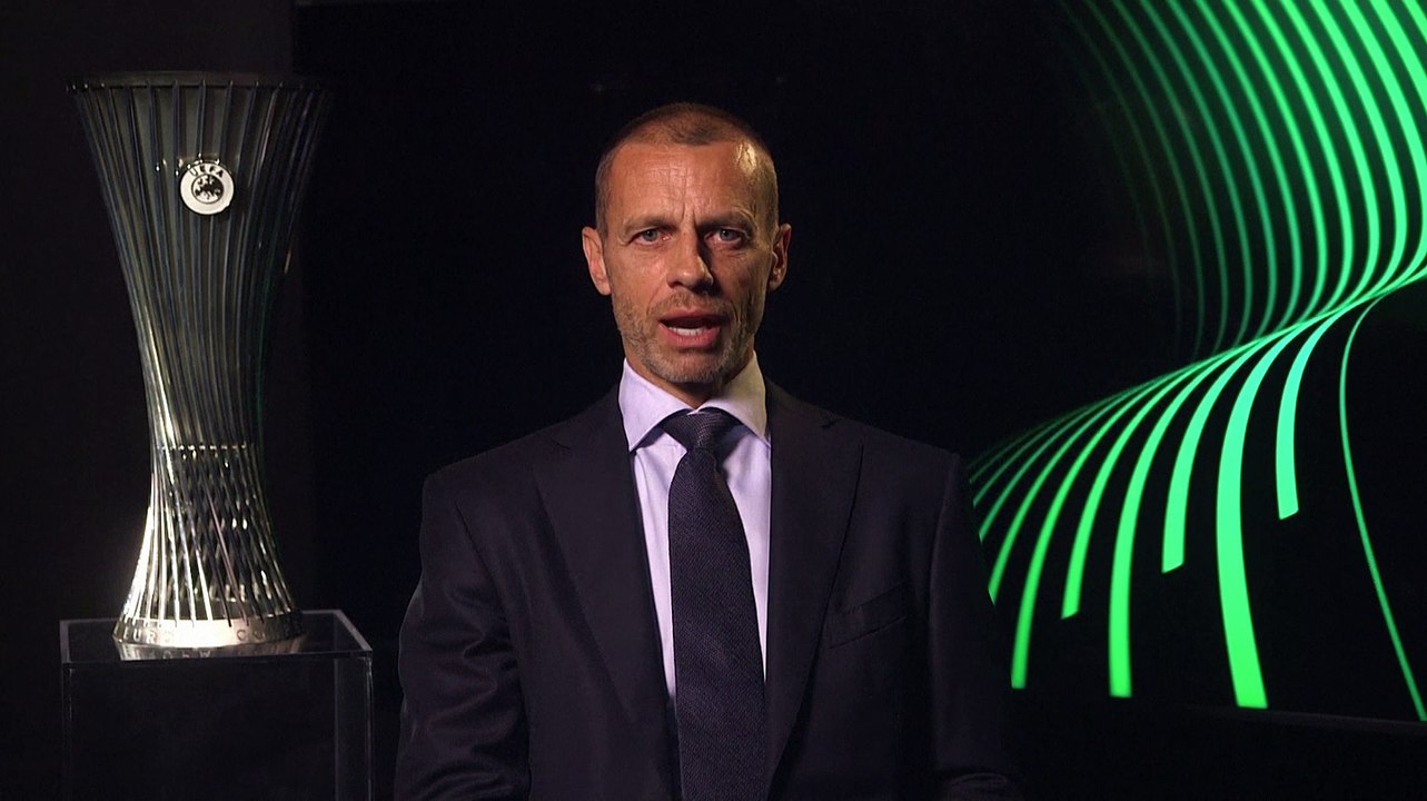 UEFA unveils new Europa Conference League trophy