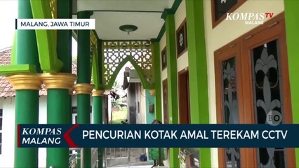 Download Video: Pencurian Kotak Amal Mushola di Malang Terekam CCTV, Pelaku Masih Remaja