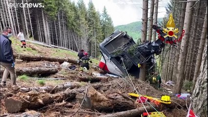 Accident de téléphérique : sous le choc, l'Italie cherche à comprendre