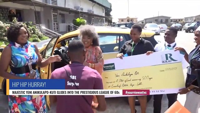 Yeni Kuti receives Brand New Car as 60th birthday gift