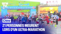 Les coureurs souffrent au marathon des sables