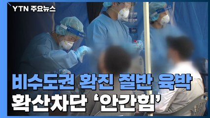 비수도권 확진이 절반 육박...변이 자체 검사 등 확산 차단에 총력 / YTN