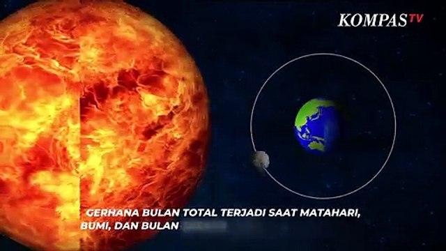 Gerhana Bulan Total 26 Mei, Kenapa Bulan Berwarna Merah Saat Gerhana?