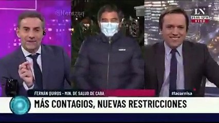 La queja de Quirós a Majul que se filtró en vivo  Si vas a la pausa, voy a tomar frío, boludo