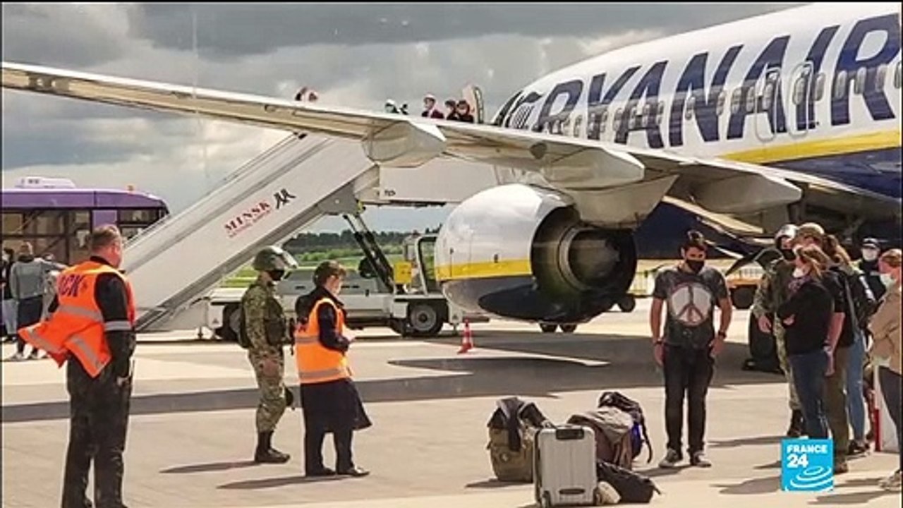 Belarus plane diversion sparks global outrage as EU mulls response to opposition figure arrest