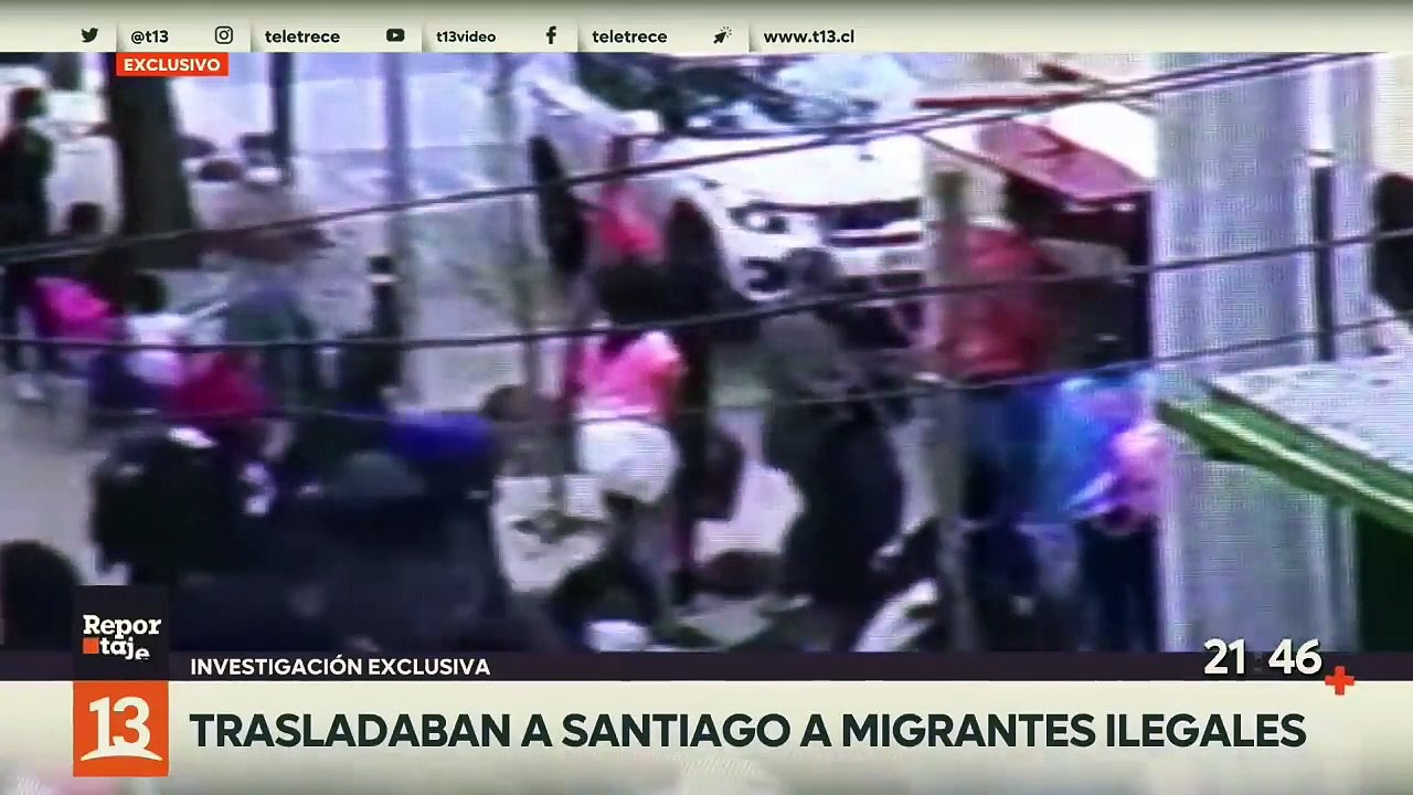 Buses llenos de inmigrantes ilegales cruzaban medio Chile sin nadie que fiscalizará - T13