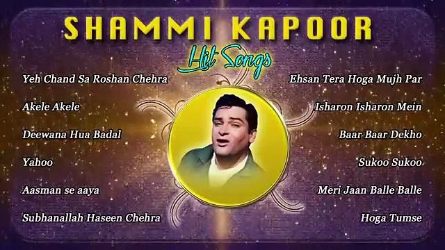 Shammi Kapoor Hit Songs | Evergreen Hindi Songs | Jukebox Collection