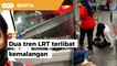 Dua tren Transit Aliran Ringan (LRT) terlibat dalam kemalangan - Prasarana Malaysia.