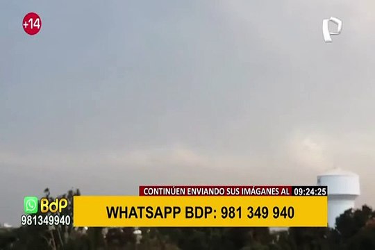 Reportan presencia de rayos y truenos desde distintos puntos de Lima y Callao