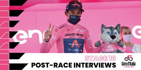 Giro d’Italia 2021 | Stage 16 | Bernal's  Interview post race