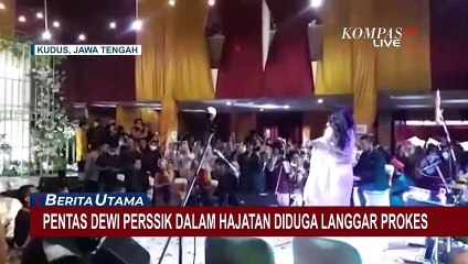 Pentas Dewi Perssik Dalam Hajatan Diduga Langgar Protokol Kesehatan