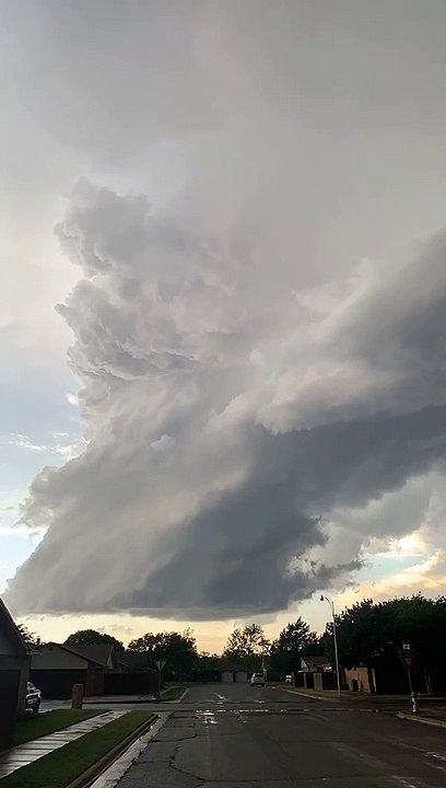 Supercell Over Lubbock, Texas