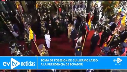 Imágenes exclusivas de toma de posesión de Guillermo Lasso.