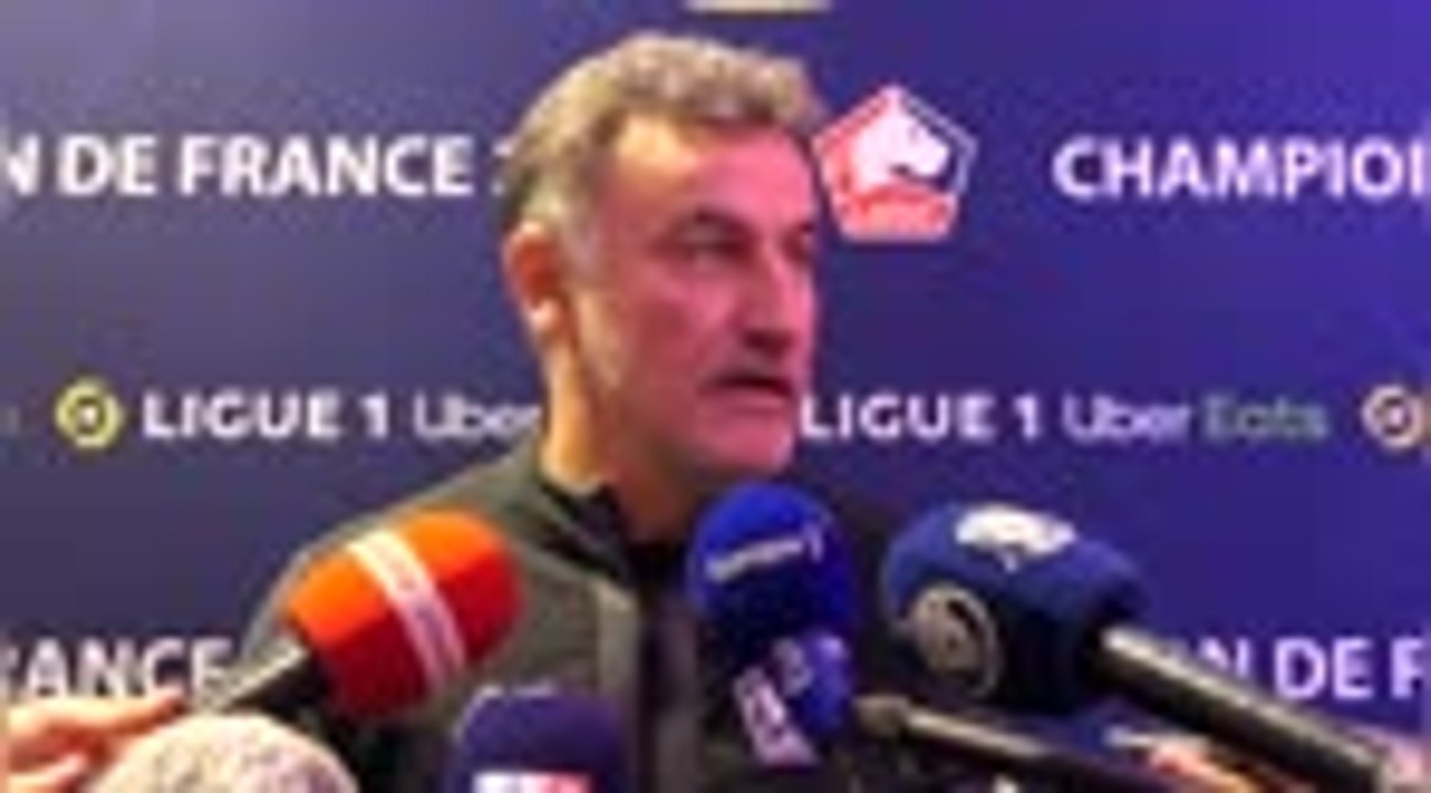 Lille - Galtier : "Très agréable de transmettre autant de bonheur et de joie"