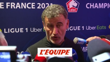 Galtier : « Je voulais qu'ils soient tatoués à vie avec ce titre » - Foot - L1 - Losc