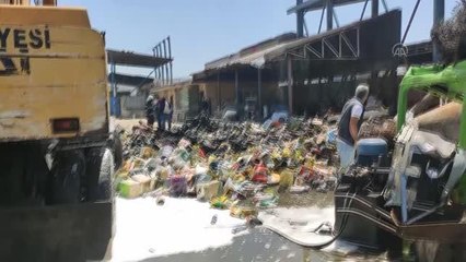 Hurda deposunda çıkan yangın hasara neden oldu