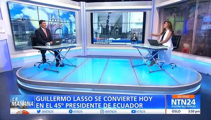 Lasso es investido como presidente de Ecuador por el Congreso