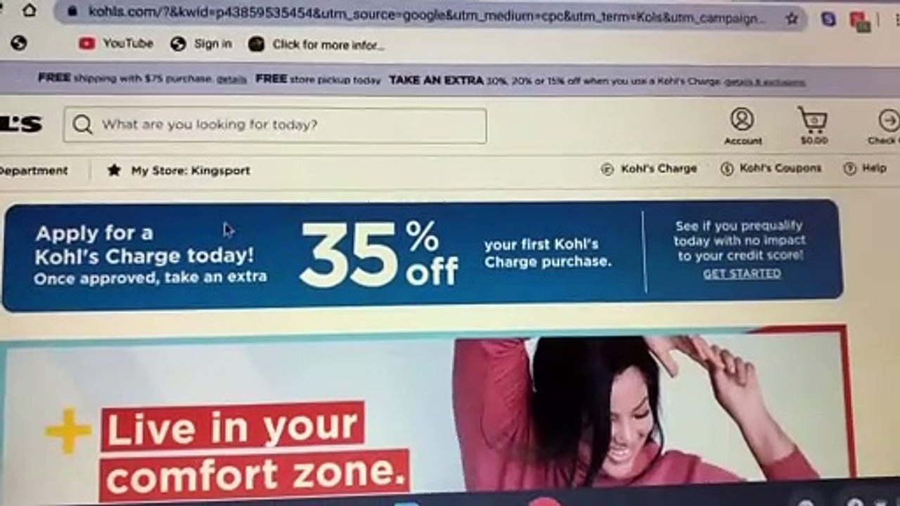 How to navigate Kohl’s Website by B&D Product & Food Review