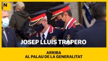 Josep Lluís Trapero arriba al Palau de la Generalitat