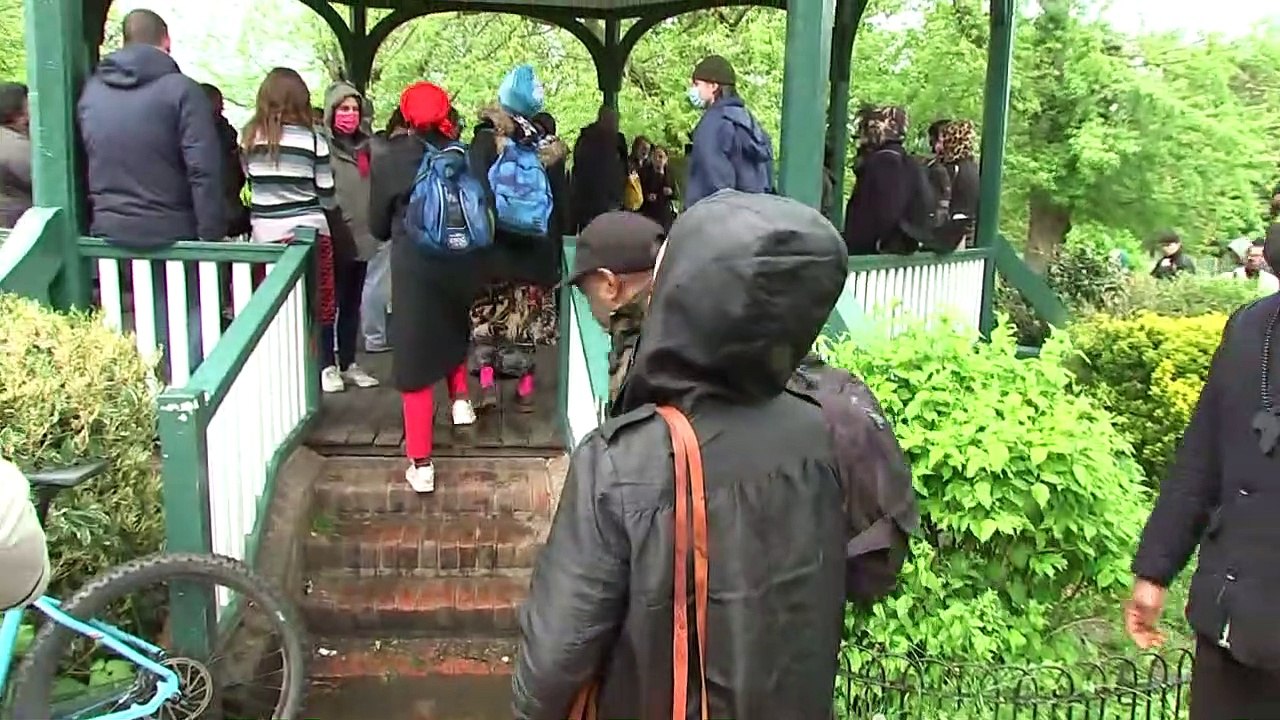 Supporters hold vigil for Johnson