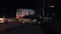 Sivas'ta otomobil ile hafif ticari araç çarpıştı: 7 yaralı