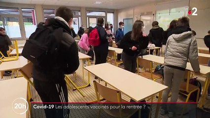 Covid-19 : les ados vaccinés pour la rentrée ?
