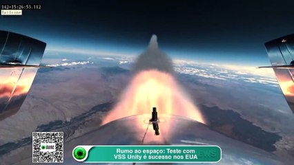 Rumo ao espaço- Teste com VSS Unity é sucesso nos EUA