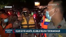 Diguyur Hujan, Sejumlah Wilayah di Jakarta Terendam Banjir Hingga Satu Meter