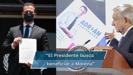 Adrián de la Garza presenta queja ante la CNDH contra AMLO