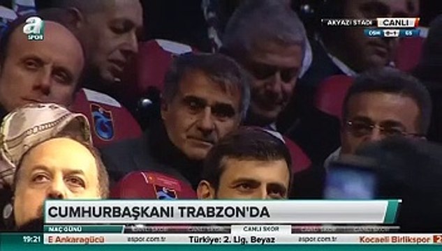 Erdoğan stad açılışında konuştu