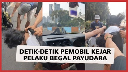 下载视频: Menegangkan! Detik-detik Pemobil Kejar Pelaku Begal Payudara hingga Ketangkap