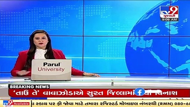 Crops on 5,826 hectares of land damaged due to cyclone Tauktae in Surat district _ TV9News