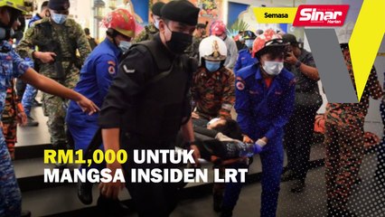 RM1,000 untuk mangsa insiden LRT