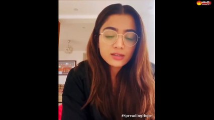 వైరల్‌ వీడియో: హీరోలకు థ్యాంక్స్‌​ చెప్పిన రష్మిక