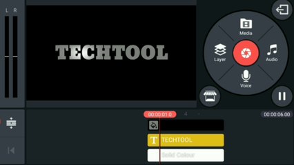 How to make shining title by using  kinemaster #techtool