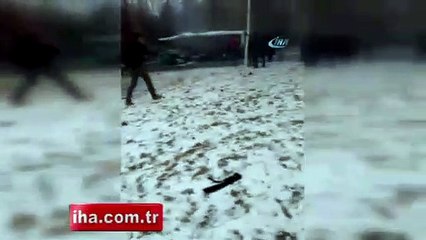 Patlamadan sonra yaşananlar böyle görüntülendi