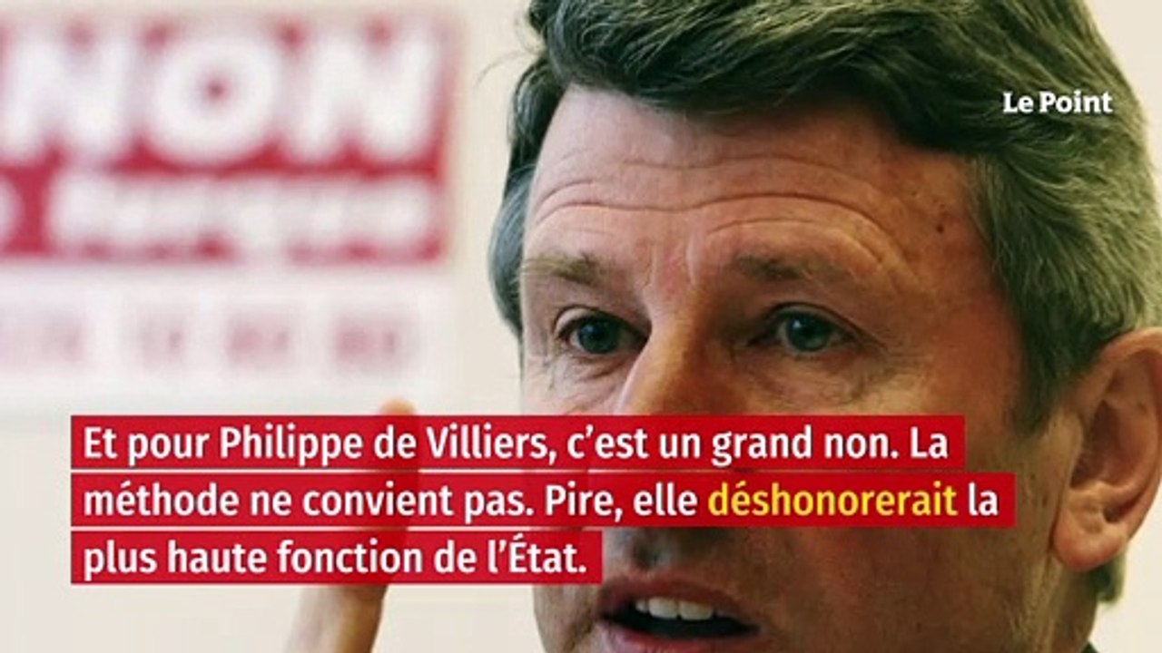 Macron, « pitre de la République » - l’attaque cinglante de Philippe de Villiers