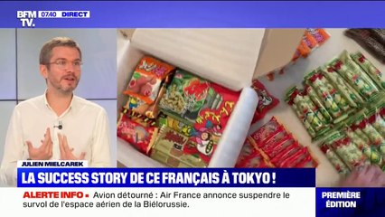 Ce Français connaît une vraie success story grâce à des box de gourmandises qu'il envoie du Japon