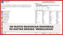 UN Watch Masukkan Indonesia ke Daftar Negara 'Memalukan', Warganet Bereaksi
