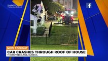 Etats-Unis : Une voiture avec à son bord deux adolescents finit sur le toit d’une maison - Aucune personne blessée - VIDEO