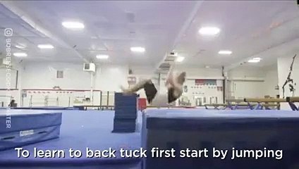 Apprendre le backflip étape par étape